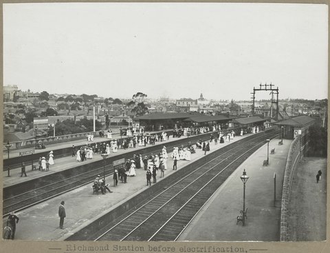 Richmond Station before electrification, 1905–28