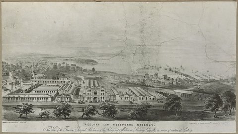 GEELONG AND MELBOURNE RAILWAY, 1854