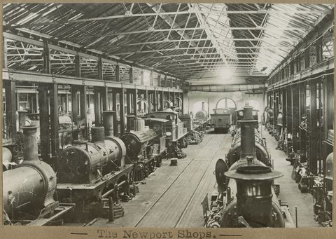 The Newport Shops. [Interior.], 1905–28