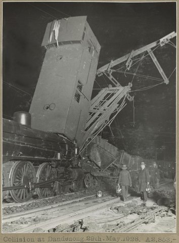 Collision at Dandenong. A2.853, 1928