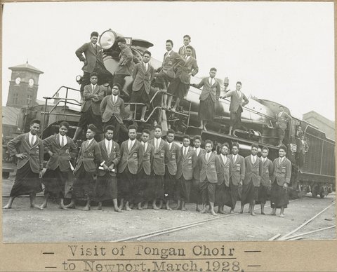 Visit of Tongan Choir to Newport, 1928