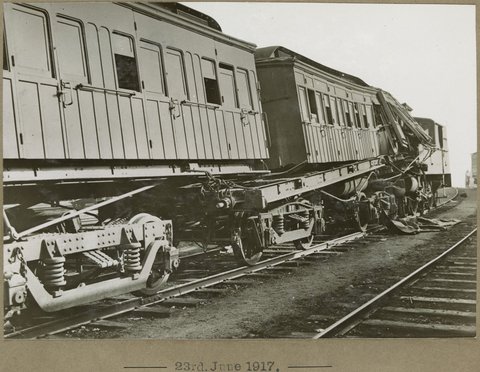 Collision at Jolimont Junction, 1917