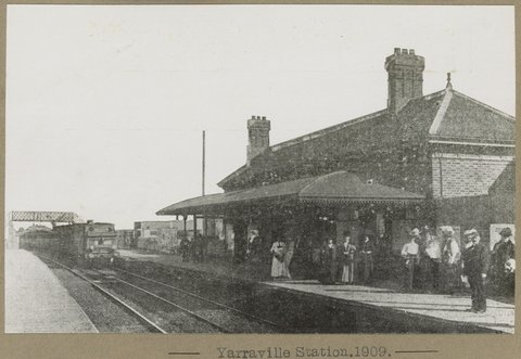 Yarraville Station, 1909