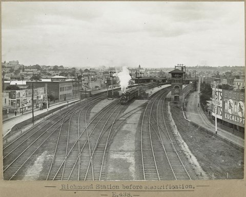 Richmond Station before electrification. E.438, 1905–28