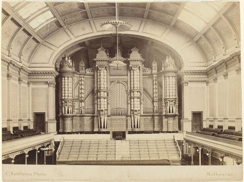 Town Hall Organ, Melbourne, 1873?