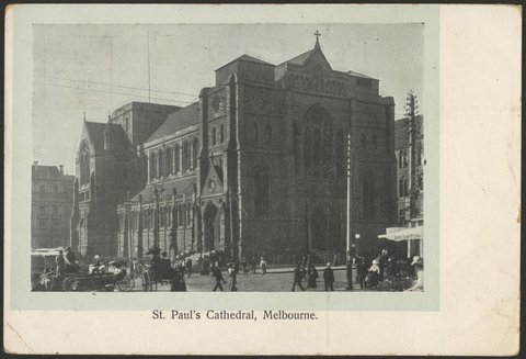 St. Paul's Cathedral, Melbourne, 1904?