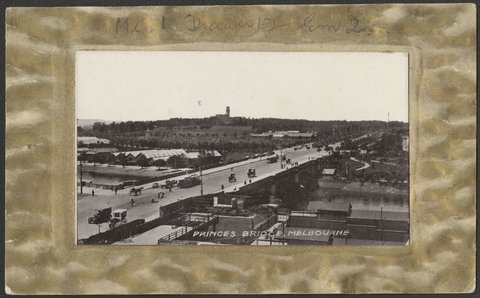 PRINCES BRIDGE, MELBOURNE, c. 1907