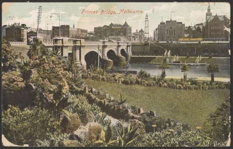 Princes Bridge, Melbourne, c. 1907