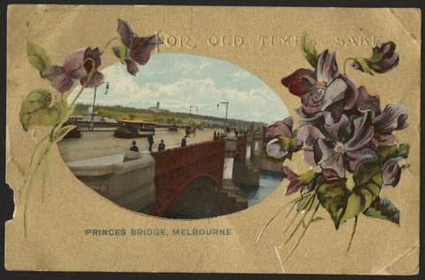 PRINCES BRIDGE, MELBOURNE, c. 1907