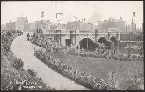 PRINCES BRIDGE MELBOURNE, c. 1900