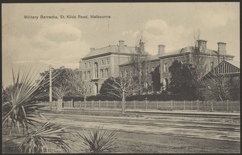 Military Barracks, St. Kilda Road, Melbourne, 1900–99