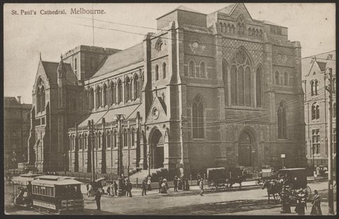 St. Paul's Cathedral, Melbourne, 1906?