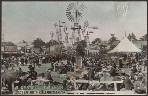 A RESTFUL CORNER MELB. ROYAL SHOW, 1900–20
