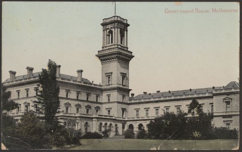 Government House, Melbourne, 1909?