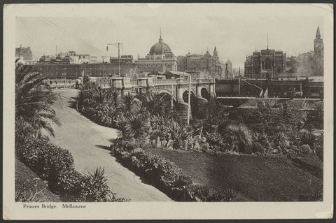 Princes Bridge. Melbourne, 1913–14
