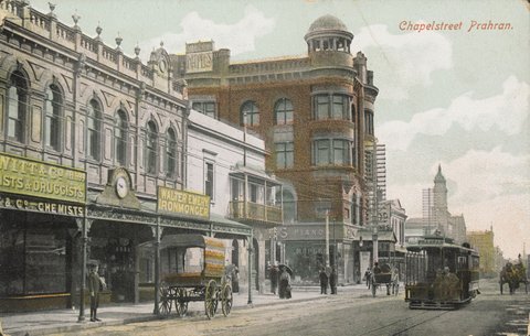 Chapelstreet Chapel Street Prahran, 1908?
