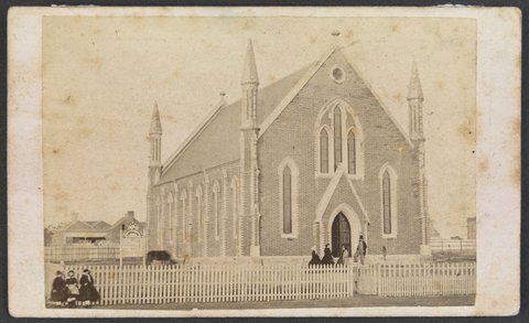 Primitive Methodist Church, Lygon & Queensberry Streets, Melbourne, 1865?