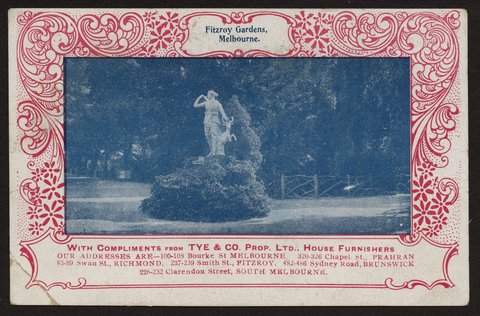 Fitzroy Gardens, Melbourne, c. 1907