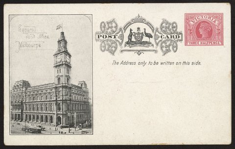 General Post Office Melbourne, 1908