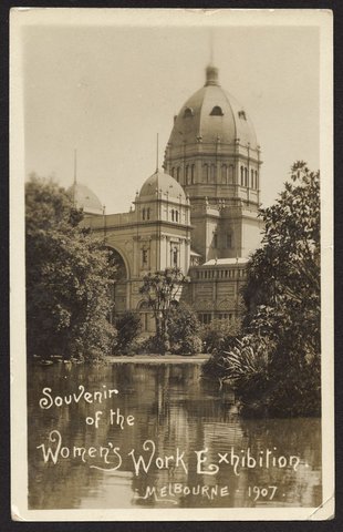 Souvenir of the Women's Work Exhibition. Melbourne. 1907, c. 1907