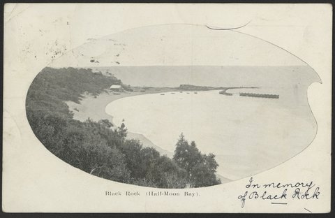 Black rock (Half-Moon Bay), c. 1905
