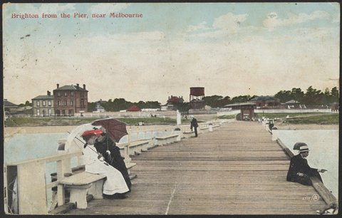 Brighton from the Pier, near Melbourne, c. 1906