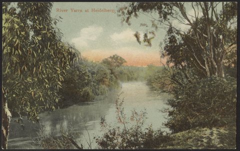 River Yarra at Heidelberg, c. 1906