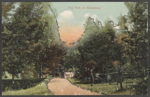 The Park at Heidelberg, c. 1906