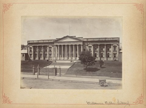Melbourne Public Library, c. 1880
