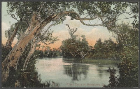 River Yarra at Heidelberg, c. 1906
