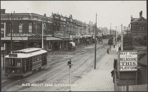 GLEN HUNTLY ROAD, ELSTERNWICK, 1900–30