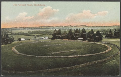 The Cricket Oval, Heidelberg, c. 1906