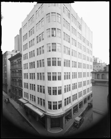 E.L. Yencken and Co., 384-396 Little Collins Street, Melbourne, corner of McKillop Street, 1940?