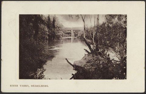 RIVER YARRA, HEIDELBERG, c. 1909
