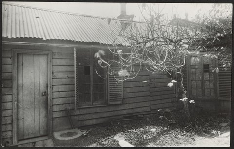 Timber buildings at Jolimont, 1930–40