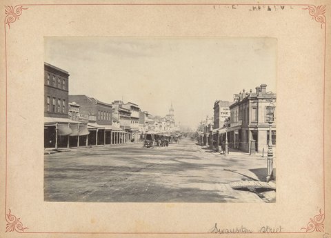 Swanston Street, c. 1880