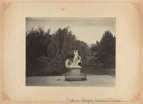 View in Fitzroy Gardens "Dianna", c. 1880