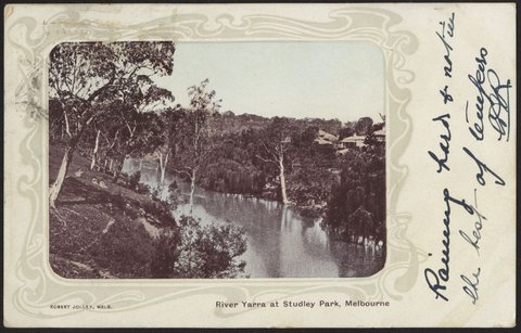 River Yarra at Studley Park, Melbourne, c. 1904