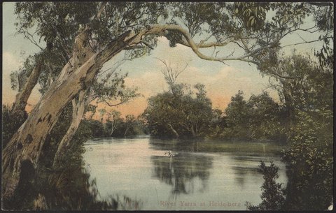 River Yarra at Heidelberg, c. 1906