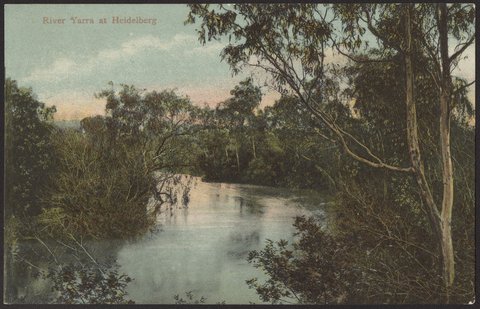 River Yarra at Heidelberg, c. 1900