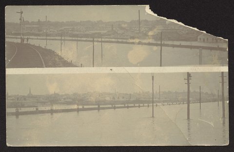 Floods. Flemington. Vic, 1900–25