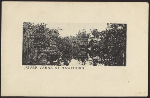 RIVER YARRA AT HAWTHORN, 1904?