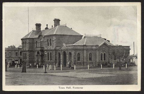 Town Hall, Footscray, c. 1911