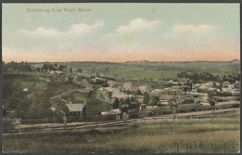 Heidelberg from Eagle Mount, c. 1906