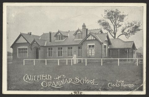 Caulfield Grammar School New Class Rooms, c. 1910