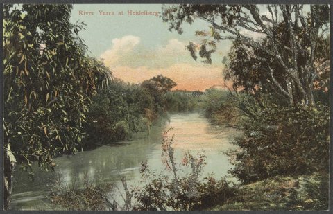 River Yarra at Heidelberg, c. 1906