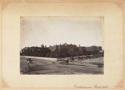Melbourne Hospital, c. 1880