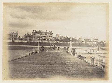St. Kilda jetty and esplanade, c. 1883
