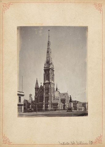 Scotish Ch. [i.e. Scottish Church] Collins St, c. 1880