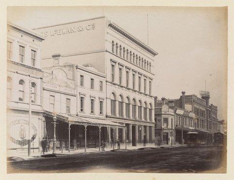 McEwan & Co. Elizabeth Street, c. 1883